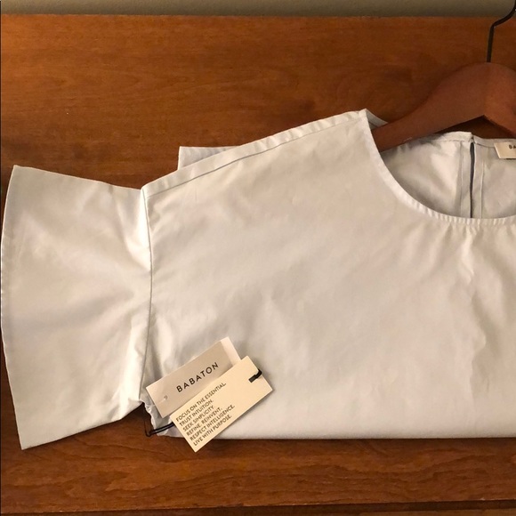 Aritzia Babaton Esben short sleeve blouse - Picture 5 of 9